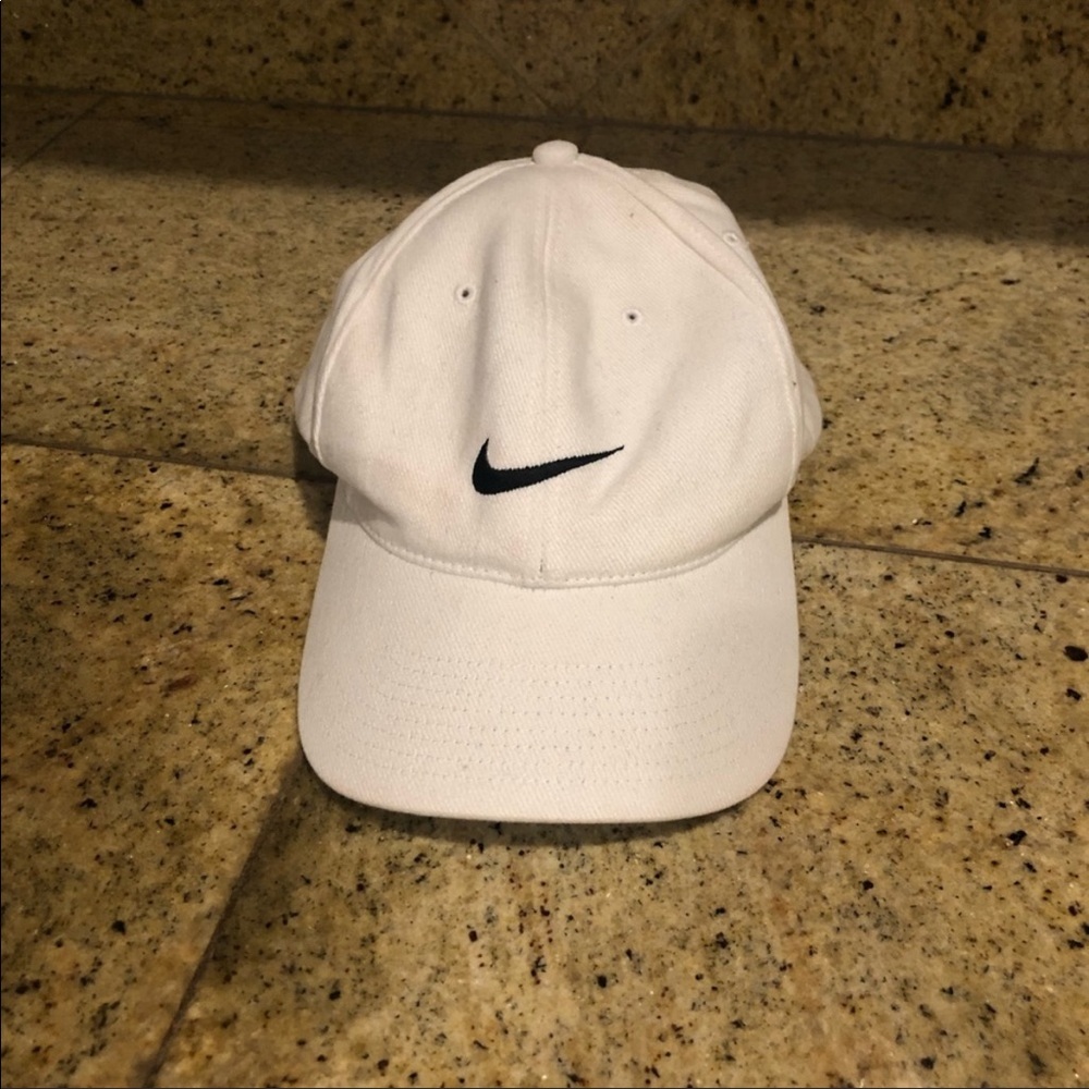White Nike hat